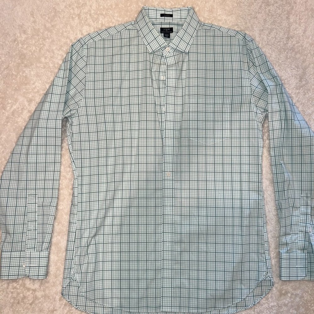 J Crew Button Down Stretch Size L